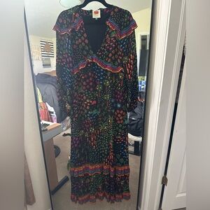 FARM Rio Multicolor ruffled Dress